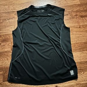 Nike XL compression shirt tank top, black, gently used